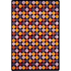 Kid Essentials Roundabout 5'4" x 7'8" Area Rug in Color Plum