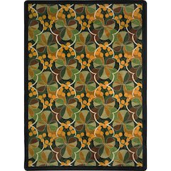 Kaleidoscope Shamrock 5'4" x 7'8" Area Rug in Color Multi