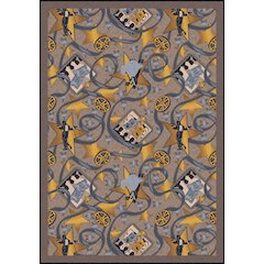 Any Day Matinee Silver Screen 5'4" x 7'8" Area Rug in Color Taupe