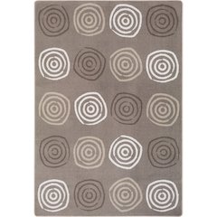 Kid Essentials Simply Swirls 7'8" x 10'9" Area Rug in Color Neutral