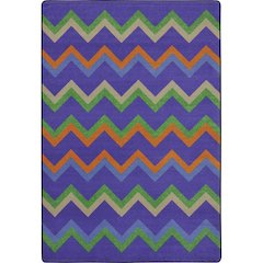 Kid Essentials Sonic 7'8" x 10'9" Area Rug in Color Violet