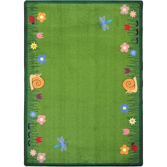 Kid Essentials Summer Friends 5'4" x 7'8" Area Rug in Color Multi