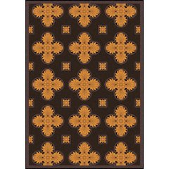 Any Day Matinee Tivoli 5'4" x 7'8" Area Rug in Color Brown