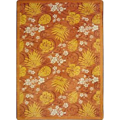 Kaleidoscope Trade Winds 5'4" x 7'8" Area Rug in Color Coral