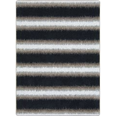 First Take Tuned Out 5'4" x 7'8" Area Rug in Color Onyx