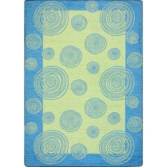 Kid Essentials Whimzi 5'4" x 7'8" Area Rug in Color Teal