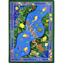 Kid Essentials You Can Find 5'4" x 7'8" Area Rug in Color Multi