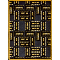 Any Day Matinee Admit One 7'8" x 10'9" Area Rug in Color Black