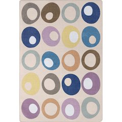 All Together Now 10'9" x 13'2" Area Rug in Color Beige