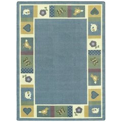 Kid Essentials Baby Blues 7'8" x 10'9" Area Rug in Color Soft