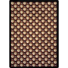 Games People Play Bases Loaded 7'8" x 10'9" Area Rug in Color Night Game