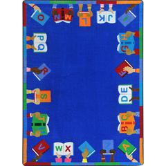 Kid Essentials Books Are Handy 10'9" x 13'2" Area Rug in Color Multi