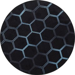 Kid Essentials Breakout 13'2" Round Area Rug in Color Teal