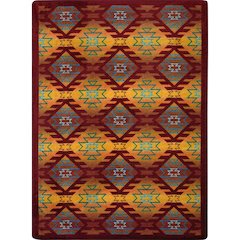 Kaleidoscope Canyon Ridge 7'8" x 10'9" Area Rug in Color Mesa Sunset