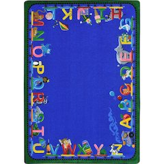 Kid Essentials Choo Choo Letters 10'9" x 13'2" Area Rug in Color N/A