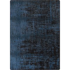 Kid Essentials Coastal Canvas 7'8" x 10'9" Area Rug in Color Deep Water