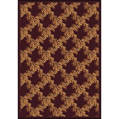 Any Day Matinee Corinth 7'8" x 10'9" Area Rug in Color Burgundy