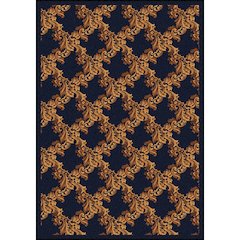 Any Day Matinee Corinth 7'8" x 10'9" Area Rug in Color Navy