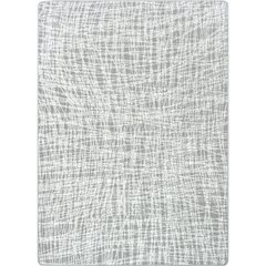 Impressions Crisscross 7'8" x 10'9" Area Rug in Color Morning Fog
