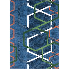 First Take Double Helix 7'8" x 10'9" Area Rug in Color Citrus