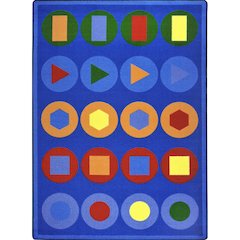 Kaleidoscope Encircled 10'9" x 13'2" Area Rug in Color Multi