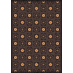 Any Day Matinee Fort Wood 7'8" x 10'9" Area Rug in Color Brown
