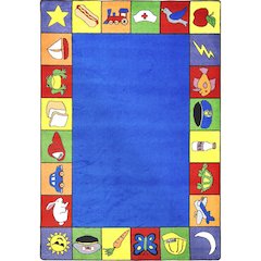 Kid Essentials Jump Start 10'9" x 13'2" Area Rug in Color Multi