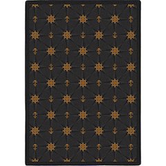 Kaleidoscope Mariner's Tale 7'8" x 10'9" Area Rug in Color Onyx