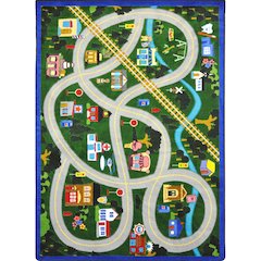 Kid Essentials My Community Helpers 10'9" x 13'2" Area Rug in Color Multi