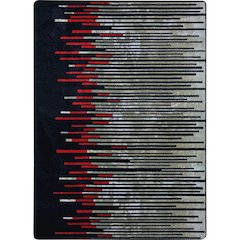First Take Nightlife 7'8" x 10'9" Area Rug in Color Garnet