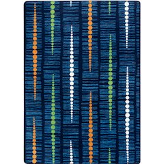 Kid Essentials Recoil 7'8" x 10'9" Area Rug in Color Citrus