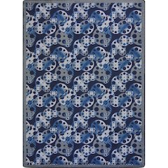 Any Day Matinee Reeling 7'8" x 10'9" Area Rug in Color Slate