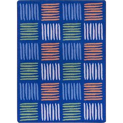 Kid Essentials Right Turn 10'9" x 13'2" Area Rug in Color Multi