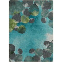 Kid Essentials Riverstone 10'9" x 13'2" Area Rug in Color Teal