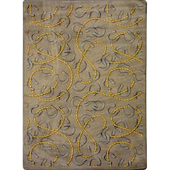 Kaleidoscope Rodeo 7'8" x 10'9" Area Rug in Color Dark Dust