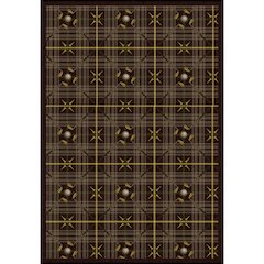 Games People Play Saint Andrews 7'8" x 10'9" Area Rug in Color Bark Brown