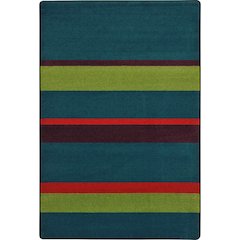 Kid Essentials Straight and Narrow 10'9" x 13'2" Area Rug in Color Tropics