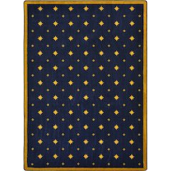 Any Day Matinee Walk of Fame 7'8" x 10'9" Area Rug in Color Navy