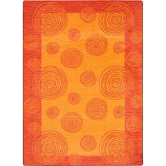 Kid Essentials Whimzi 7'8" x 10'9" Area Rug in Color Orange
