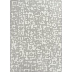 WorkSpace Block Print 10'9" x 13'2" Area Rug in Color Dove