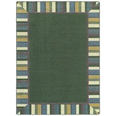 Kid Essentials Clean Green 10'9" x 13'2" Area Rug in Color Soft