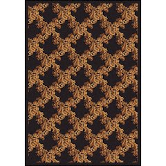 Any Day Matinee Corinth 10'9" x 13'2" Area Rug in Color Brown