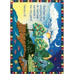 Kid Essentials Creation 10'9" x 13'2" Area Rug in Color Multi