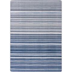 Kid Essentials Fine Line 10'9" x 13'2" Area Rug in Color Marine