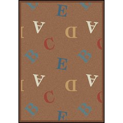 Playful Patterns Love Letters 10'9" x 13'2" Area Rug in Color Antique