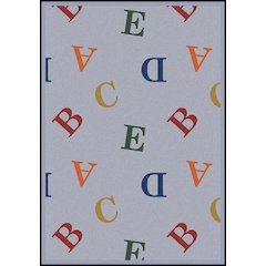 Playful Patterns Love Letters 10'9" x 13'2" Area Rug in Color Chimney Sweep