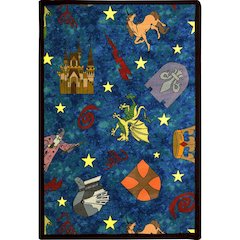 Playful Patterns Mythical Kingdom 10'9" x 13'2" Area Rug in Color Multi