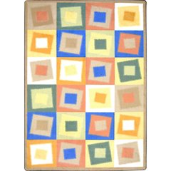 Kid Essentials Off Balance 10'9" x 13'2" Area Rug in Color Softs