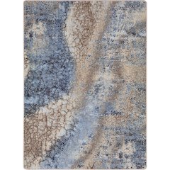First Take River Run 10'9" x 13'2" Area Rug in Color Solitude