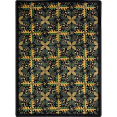 Kaleidoscope Tahoe 10'9" x 13'2" Area Rug in Color Black